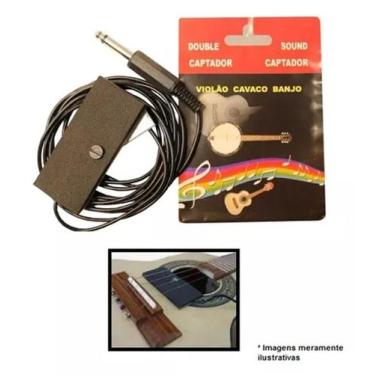 Imagem de Captador Magnético de contato Boca Violão Cavaco HT831 - Acordeon