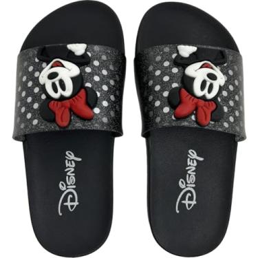 Imagem de Chinelo Infantil Disney Mania Minnie Preto Branco Grendene Kids 22994-BE805