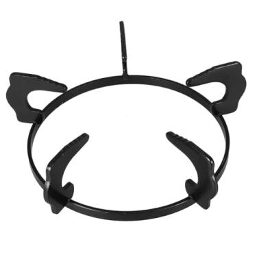 Imagem de Housoutil Acessórios de fogão a gás para fogão de ferro fundido Suporte inferior redondo antiderrapante