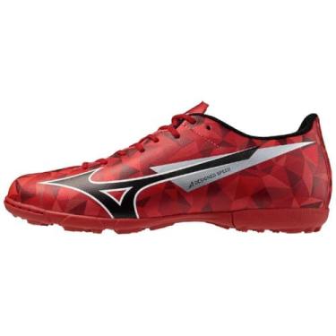 Imagem de Mizuno Chuteira Society Mizuno Alpha II Select AS Masculina 44 Vermelho