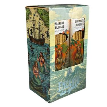 Imagem de Incenso Vila Zen Linha Encanto das Águas 0% Carvão 12Cxs 8Vr Modelo:Be