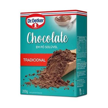 Imagem de Chocolate em Pó Solúvel Tradicional 200g - Dr Oetker