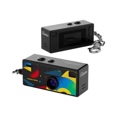 Imagem de Câmera Digital Retrô Com Chaveiro, Mini Filmadora 1080P Com Suporte Pa