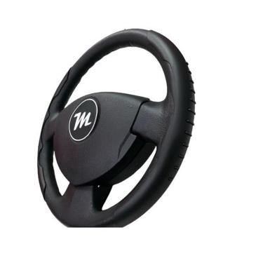 Imagem de Capa Protetora Para Volante Miollo Preta Com Detalhe Preto