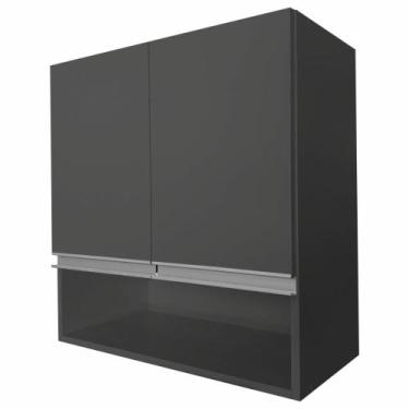 Imagem de Armário Aéreo Multiuso 2 Portas 60Cm Com Nicho 100% Mdf - BELLI MÓVEIS