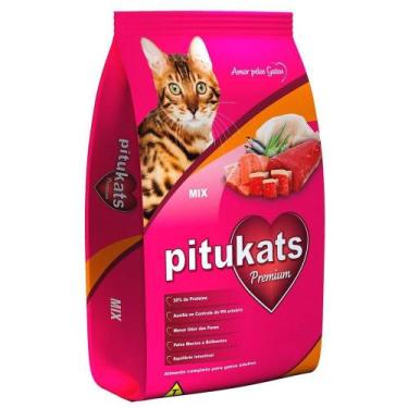Imagem de Ração Pitukats Mix, Gatos Adultos, 25kg - Foster