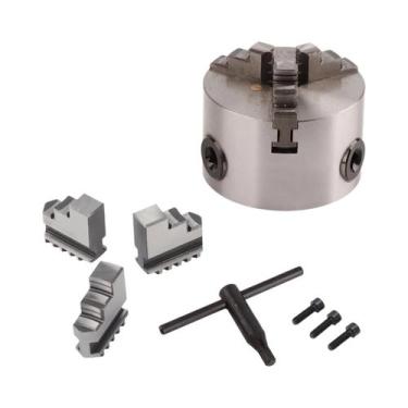 Imagem de Mandril De Torno Autocentrante De 3 Garras, 3 Polegadas (80mm) De Diâm
