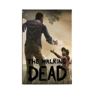 Imagem de Pôster De Arte Em Tela De Videogame De Anime, the Walking Dead Telltal