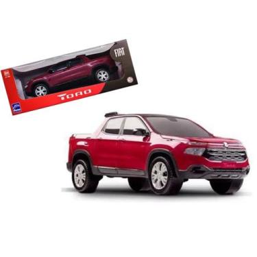 Imagem de Caminhonete Pick Up Fiat Toro Brinquedo Roma Vinho