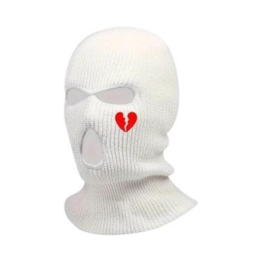 Imagem de Gorro De Inverno Unissex Quente E À Prova De Vento, Máscara De Esqui C