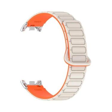 Imagem de Pulseira Magnética De Silicone Unissex Para Xiaomi Mi Band 10 9 8 - Su