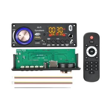 Imagem de Placa Decodificadora De Áudio Automotivo Bluetooth 5.3 MP3 Player DC 1