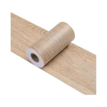 Imagem de Adesivo De Papel De Parede Impermeável Autoadesivo De 5m Para Rodapé E