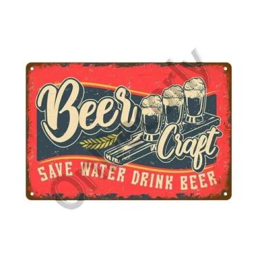 Imagem de Placa De Metal Vintage Para Bar, Pub, Clube, Caverna Do Homem, Arte De