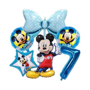 Imagem de Conjunto De Balões Mickey E Minnie Para Menina E Menino, Decoração De 