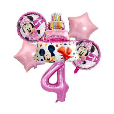 Imagem de Conjunto De Balões Mickey E Minnie Para Menina E Menino, Decoração De 