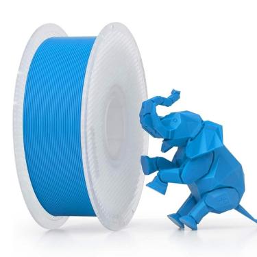 Imagem de Filamento PLA Básico Bambu Lab para Impressora 3D Azul Ciano  1Kg 1.75mm