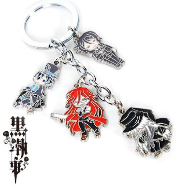 Imagem de Chaveiro Black Butler Sebastian & Ciel Chibi Charms