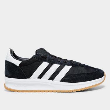 Imagem de Tênis Adidas Run 70 2.0 Masculino, Preto, Branco, 43