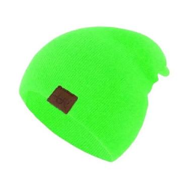 Imagem de Gorro Unissex De Malha Macia E Quente, Casual, Elegante, Liso, Para Us