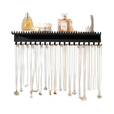 Imagem de Organizador De Joias De Parede Com 56 Ganchos E Bandeja, Suporte Para 