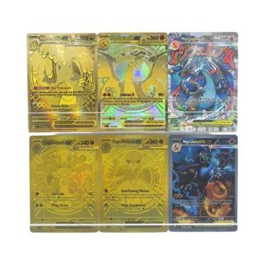 Imagem de Cartas De Jogo Clássicas De Anime Dragonite Charizard Lucario Gardevoi