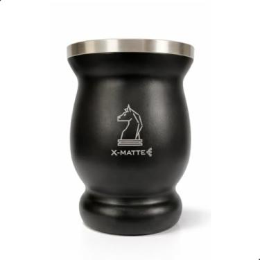 Imagem de Cuia Térmica Tradicional Mate Chimarrão Tererê De Aço Inox Copo Erva X-MATTE