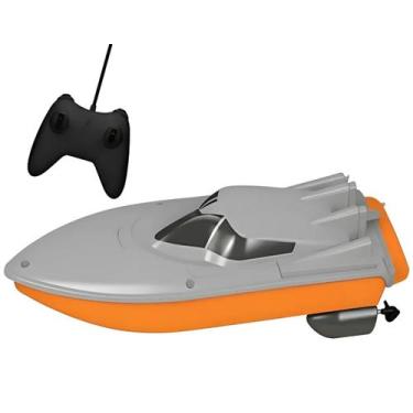 Imagem de Lancha Barco Controle Remoto Total Racing 25cm Pilha Brinquedos Cor:Ve