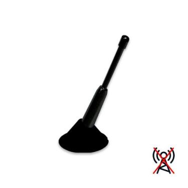 Imagem de Antena Haste Curta Decorativa Preta Para Teto de Carro Veículo Univers