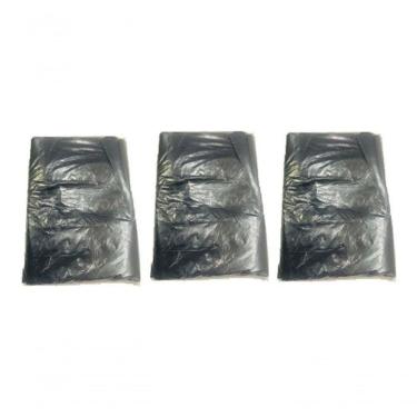 Imagem de Saco para Lixo Saco de Lixo 100 Litros Reforçado C- 300 Unidades Preto 100L Higipack