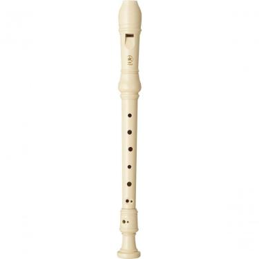 Imagem de Flauta Doce Soprano YRS-23G para Iniciantes com Sistema Germânico em Resina ABS Bege Ya...