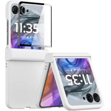 Imagem de Capa KEKBOXQ para Motorola Razr 2024 - Bumper Rígido Slim com Proteção