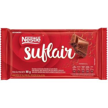 Imagem de Chocolate ao Leite Aerado Suflair 80g Nestlé, 80g, 1 unidade, Chocolat