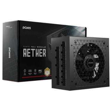 Imagem de Fonte Gamer PCYES Aether 850W Full Modular Gold PCIe 5.0 ATX 3.1 Cyben
