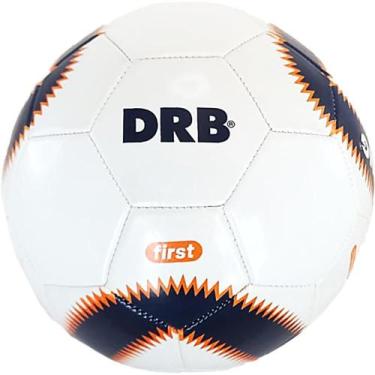 Imagem de Bola de Futebol de Campo Dribbling FIRST PVC BRANCO/AZUL/VERMELHO - Sp