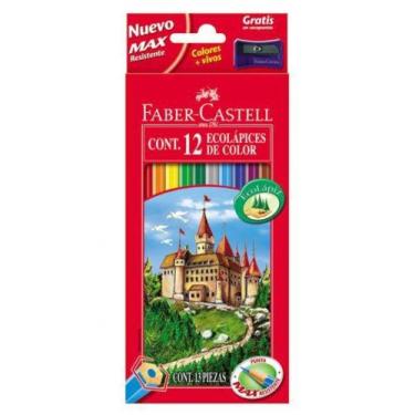 Imagem de Lápis de Cor Ecolápis Faber-Castell 12 Cores - 120112G (243766)