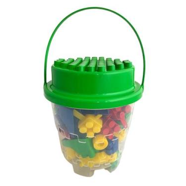 Imagem de Brinquedo Castelinho Criativo Blocos de Montar - 63 peças - Marbel, Ve