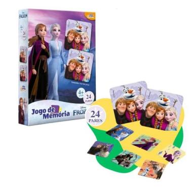 Imagem de Jogo Da Memória Frozen-24 Pares-48 Peças - Toyster