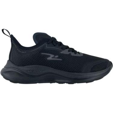 Imagem de Tênis Masculino Adrun Flex Max Leve Ortopédico Conforto Pro, Preto+Gra