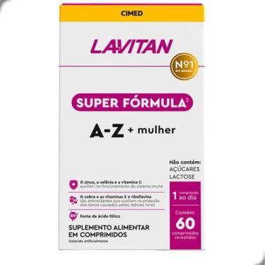 Imagem de Multi Vitaminas A-Z + Mulher Super Formula 60 Comprimidos Lavitan, Nat