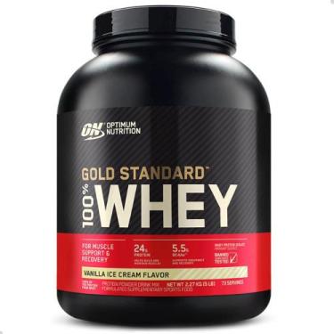 Imagem de 100% Whey Gold Protein Standard New 2,27Kg 5 LBS Optimum Nutrition, Ba