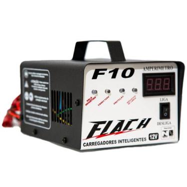 Imagem de Carregador de Baterias Inteligente F10 - 12v - Flach, Bivolt