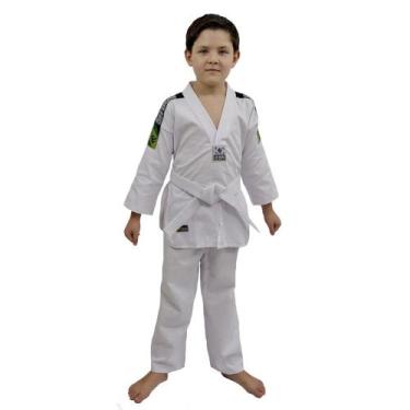 Imagem de Kimono Do Bok Taekwondo Infantil Shinai Start, M3, Branco