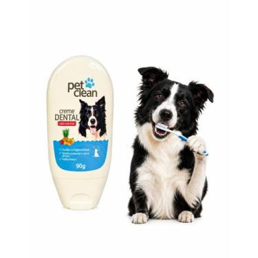 Imagem de Creme Dental Cães Gatos Tutti Frutti Pet Clean 90g