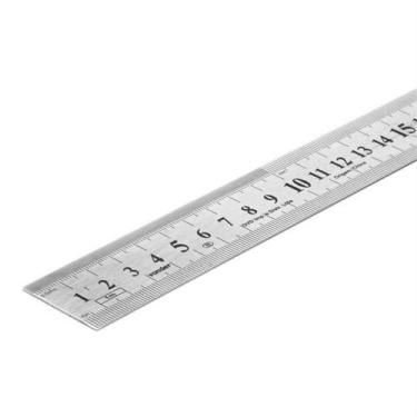 Imagem de Escala de Aço Inox 600mm 35.61.211.000 para Medição e Traçagem com Gra