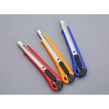 Imagem de Estilete Profissional 14 cm Corte Preciso, Seguro e Durável! - Haixin