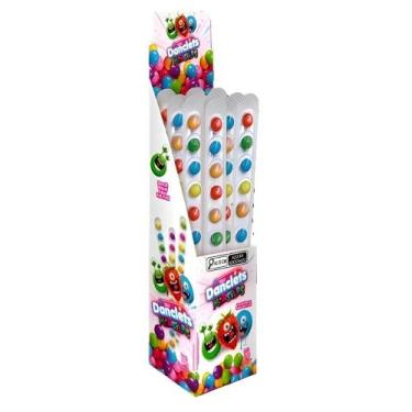 Imagem de Chicletes Danclets Tutti Frutti Regua Monster 15 Unidades