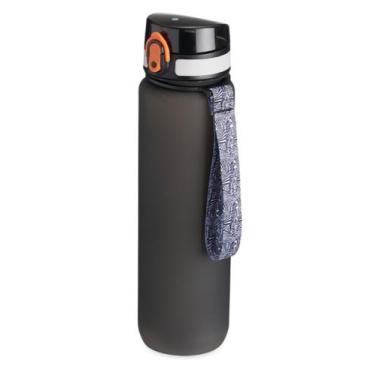 Imagem de Garrafa Squeeze de Água Academia 1 Litro Fitness Weeze SPINNING, Preto