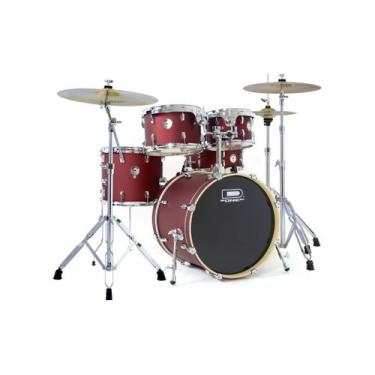 Imagem de Bateria D One Rocket DR20 RSS Red Satin Sparkle Vermelho Fosco Bumbo 2