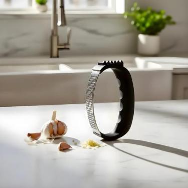 Imagem de Amassador de Alho Plástico e Aço Inox 10,7x5,2x6,5cm - Clink